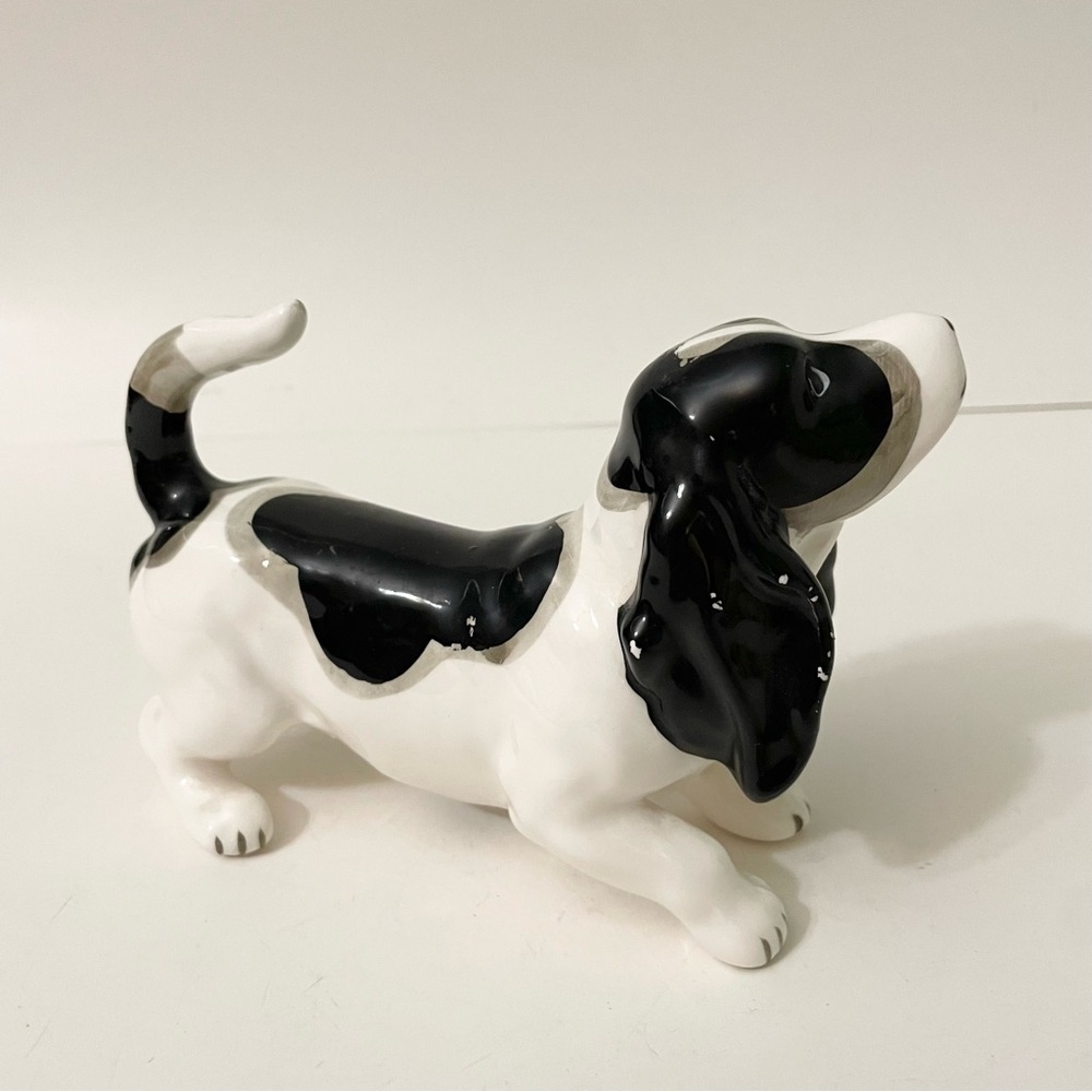 Vintage Spaniel Ceramic Dog Figurine Giftcraft Taiwan